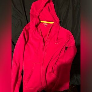 Pink medium women’s Nike zip up sweater